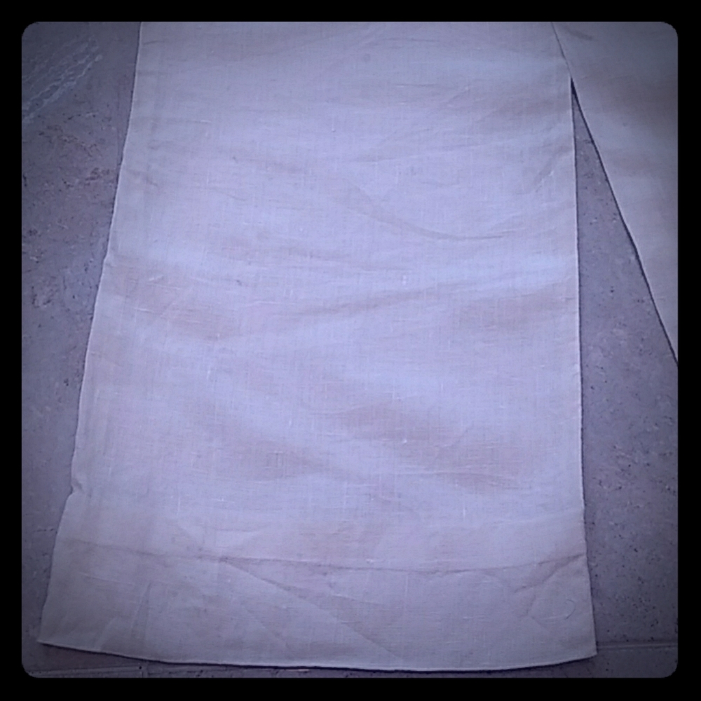 bebe Linen Wide Leg Pants - Picture 4 of 4